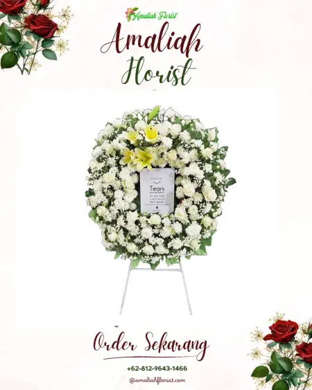 Krans Bunga Duka Teluklada